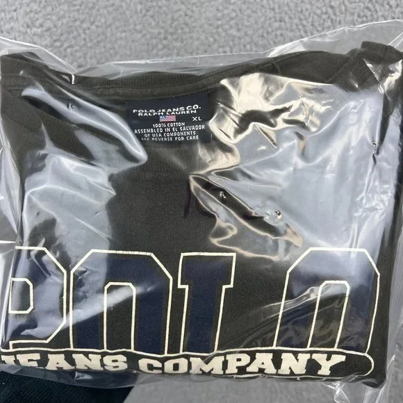 Ralph Lauren Polo Sport Shirt Size XL Green Long Sleeve Spell Out Logo - Picture 8 of 8